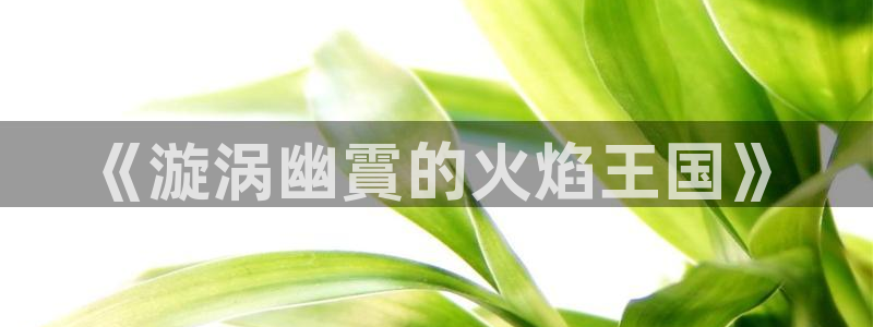 91韩漫画：《漩涡幽霣的火焰王国》